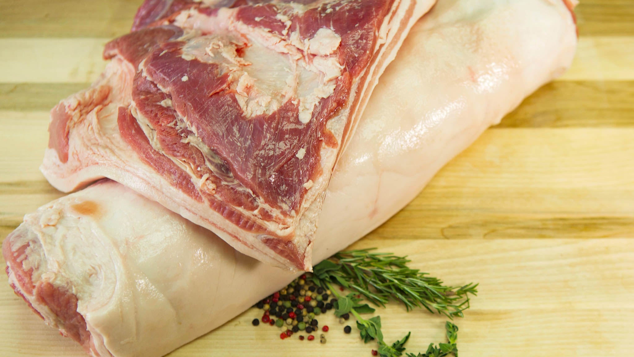 Berkshire Pork Belly Raw Fossil Farms