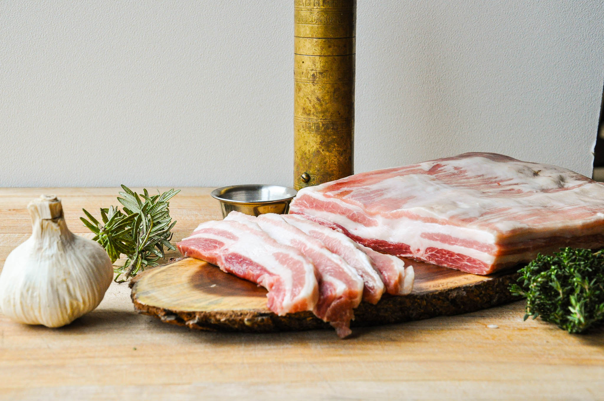 Wild Boar Belly Raw Sliced