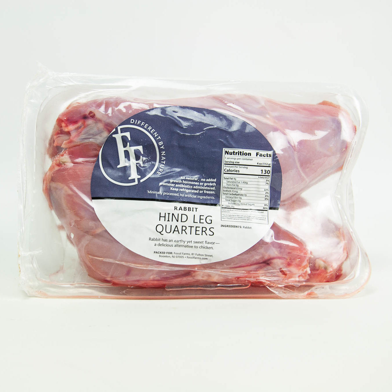 Rabbit Hind Leg & Thigh Bone-In