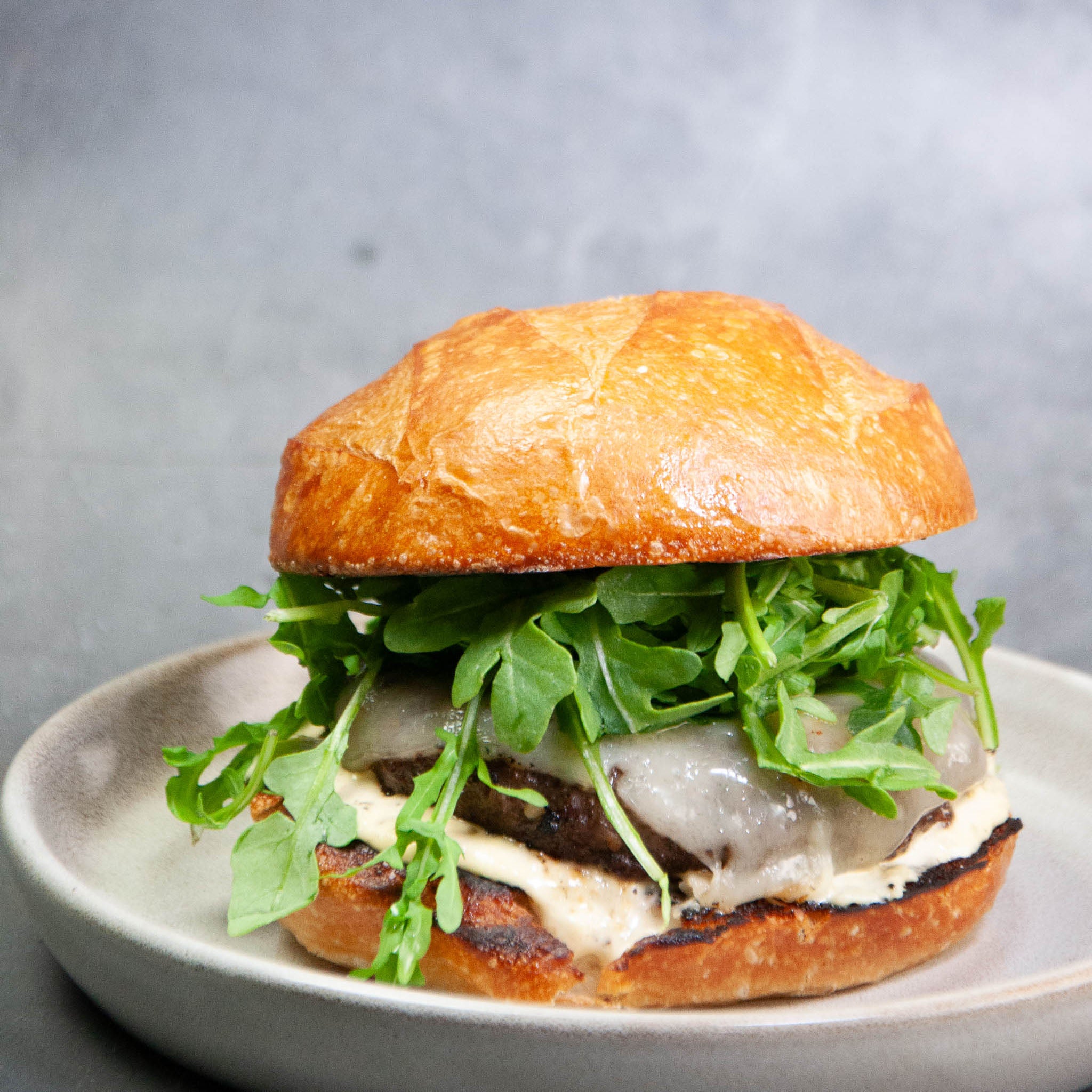 Venison French Onion Burger