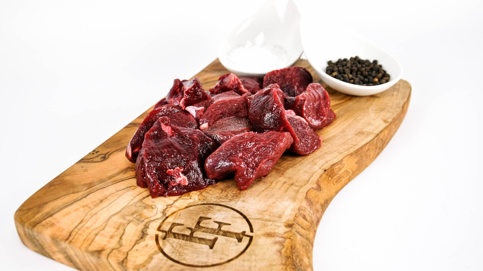 Elk Stew Meat Raw