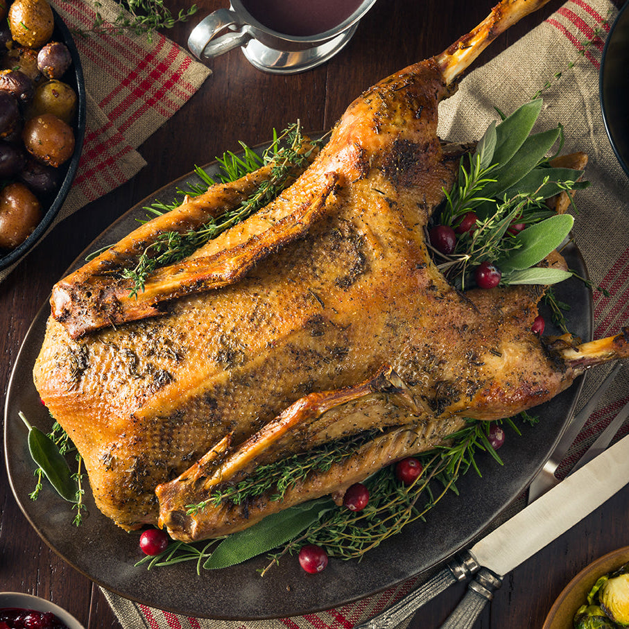 Roasted Goose Cooked Fossil Farms