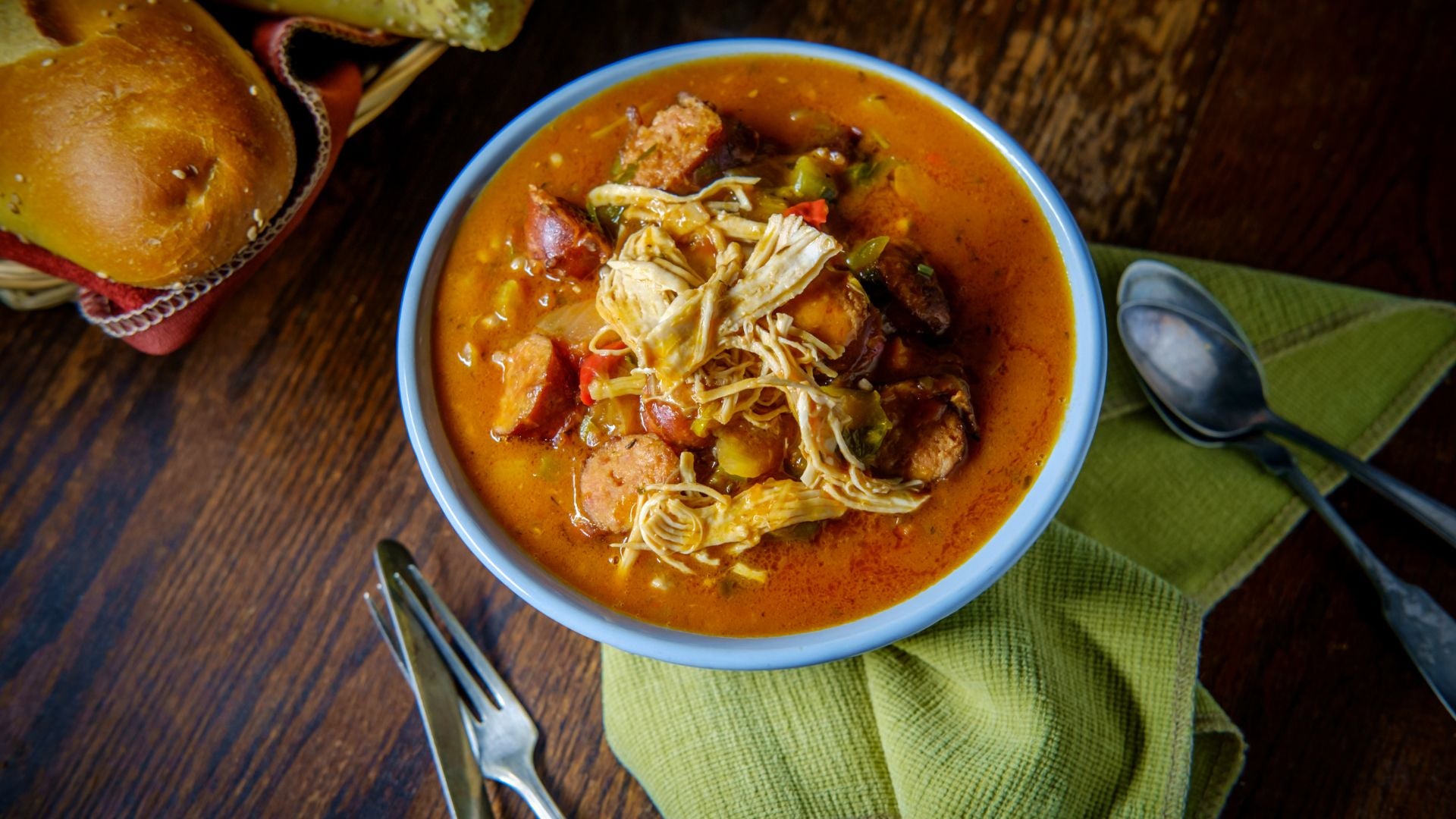 Alligator & Andouille Sausage Gumbo