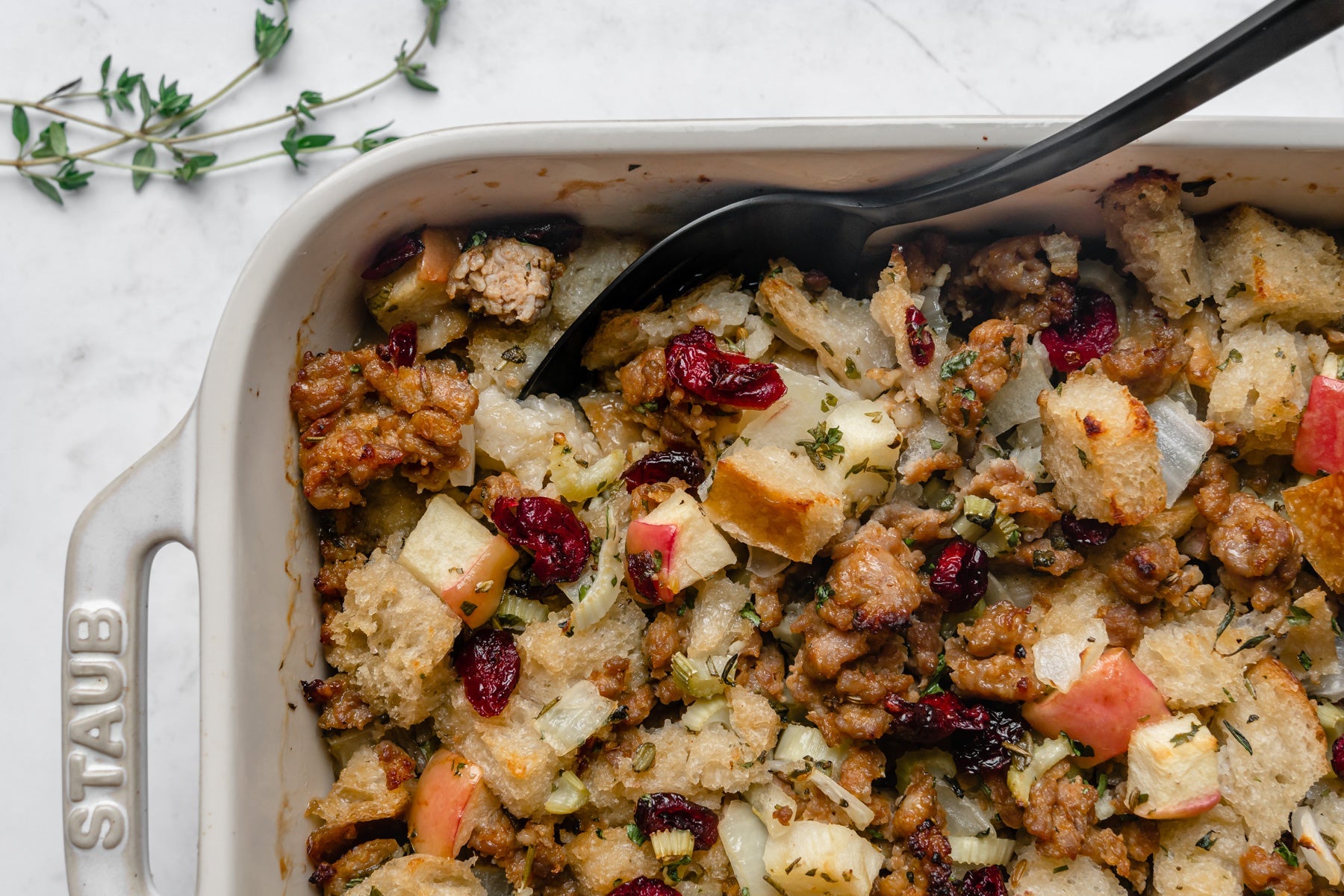 Berkshire Pork Paleo Sausage with Apple & Cranberry Stuffing