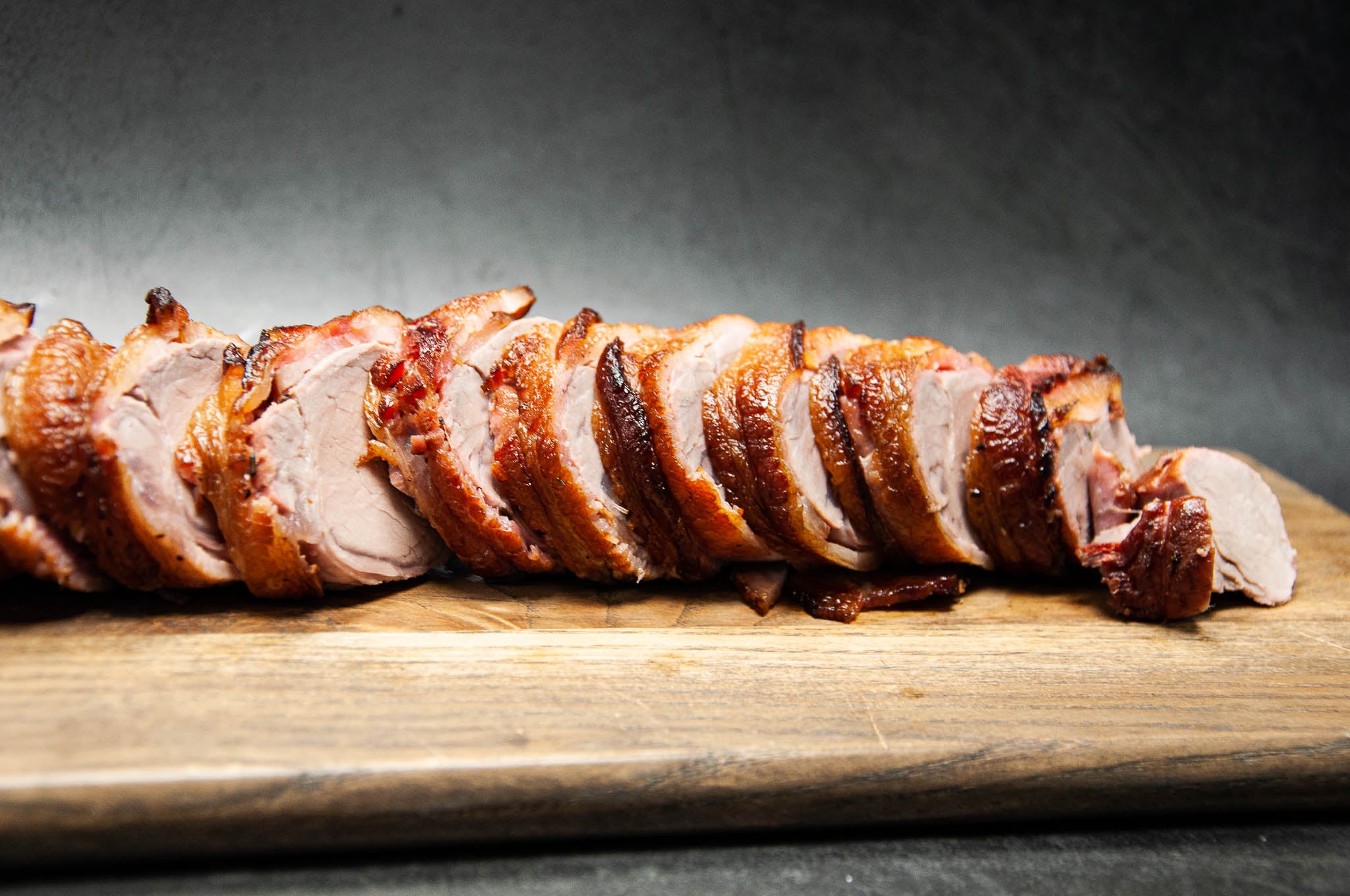 Recipe Juicy BaconWrapped Berkshire Pork Tenderloin