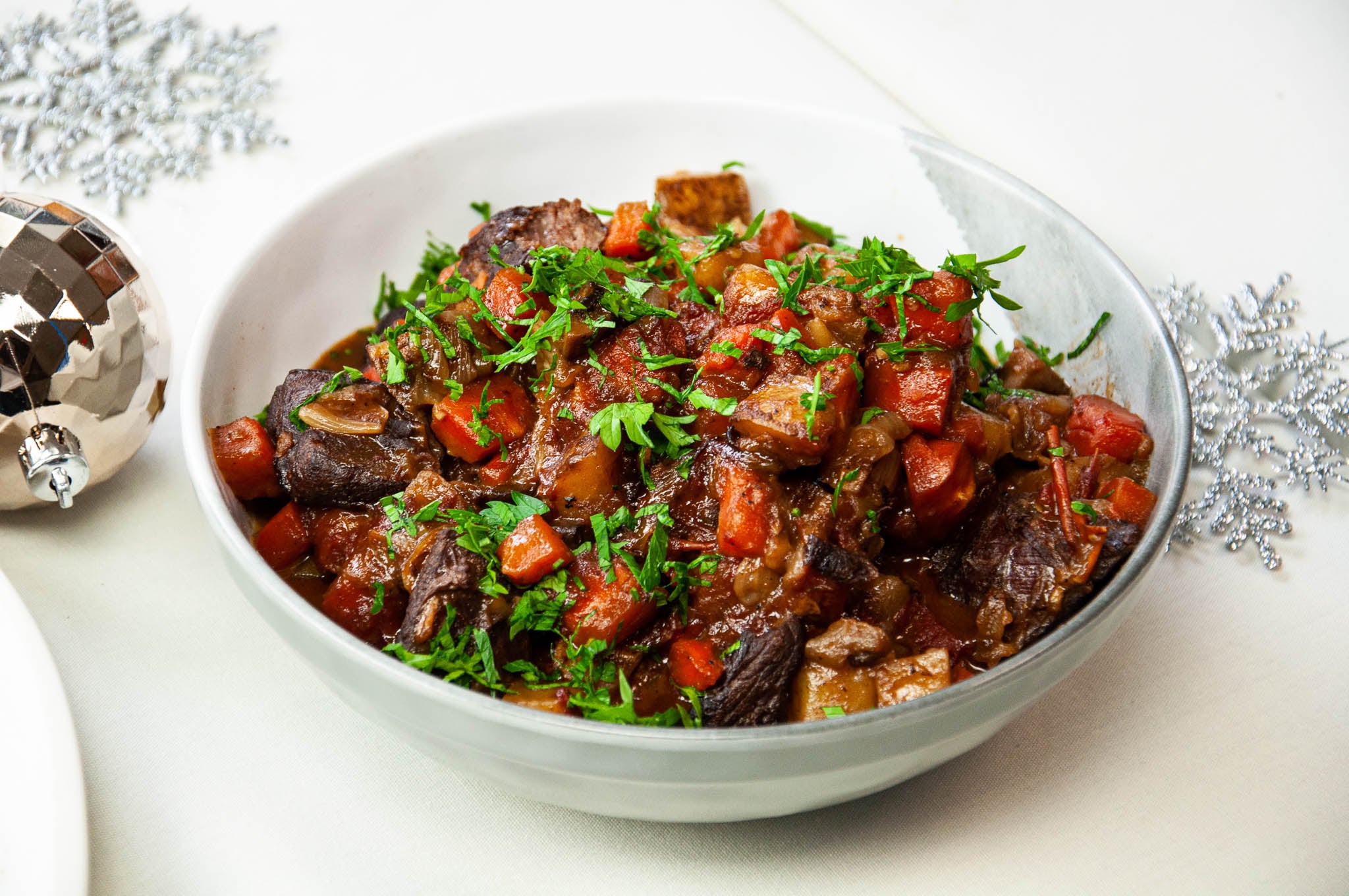 Elk Stew with Potatoes & Carrots