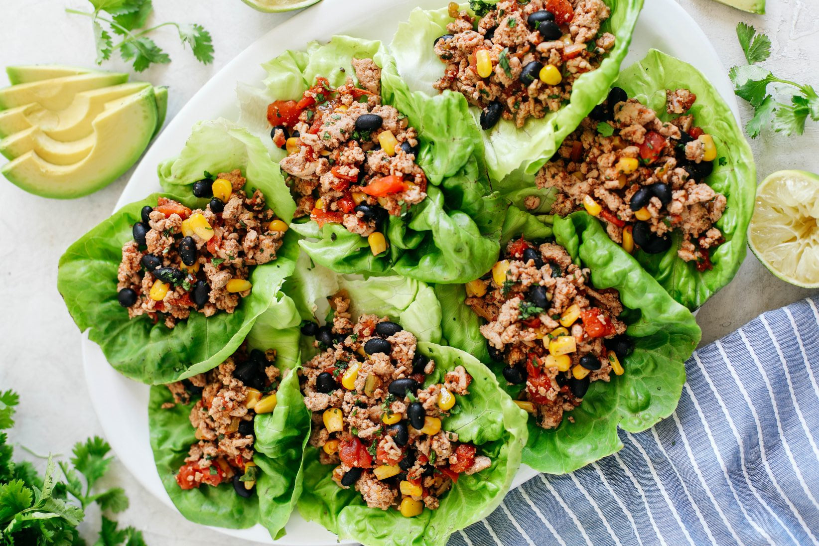 Emu Tacos with Bibb Lettuce