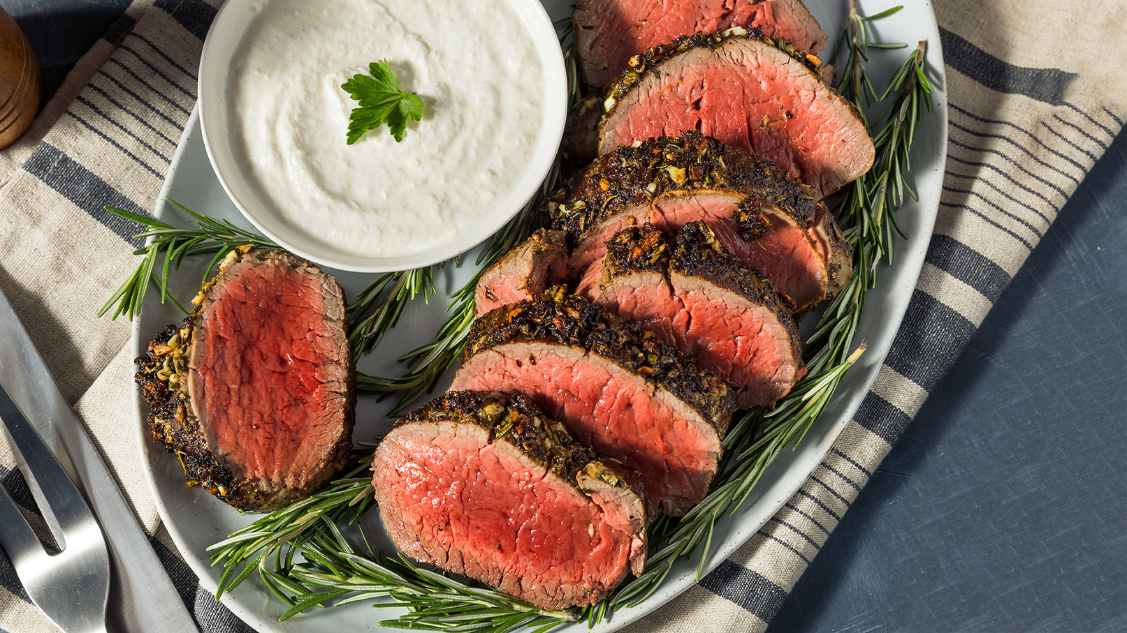 Garlic & Herb Bison Tenderloin