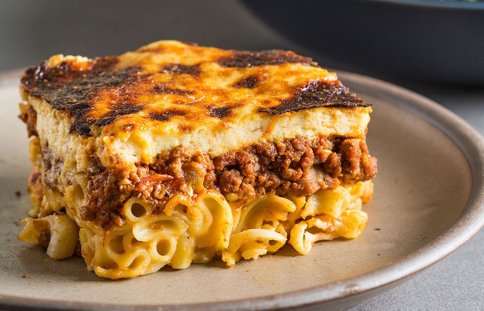 Lamb Pastitso Baked Greek Pasta