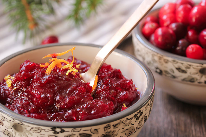 Recipe: Orange Ginger Cranberry Sauce from Fossil Farms