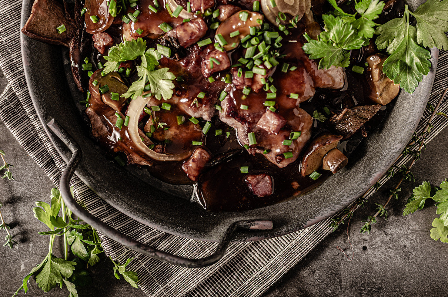 Venison Medallions & Mushroom Scallopini