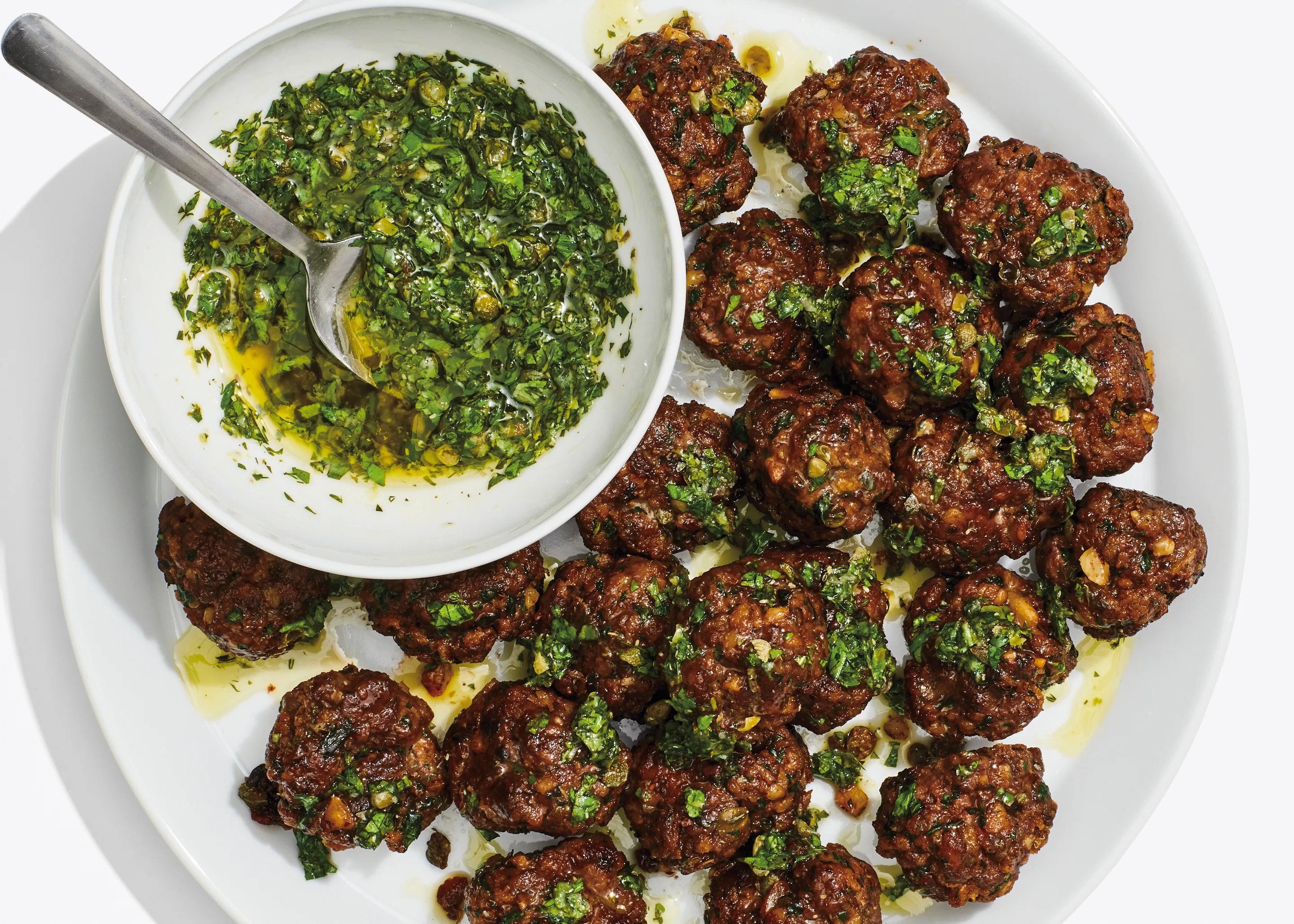 Recipe: Wild Boar Meatballs with Cilantro Sauce