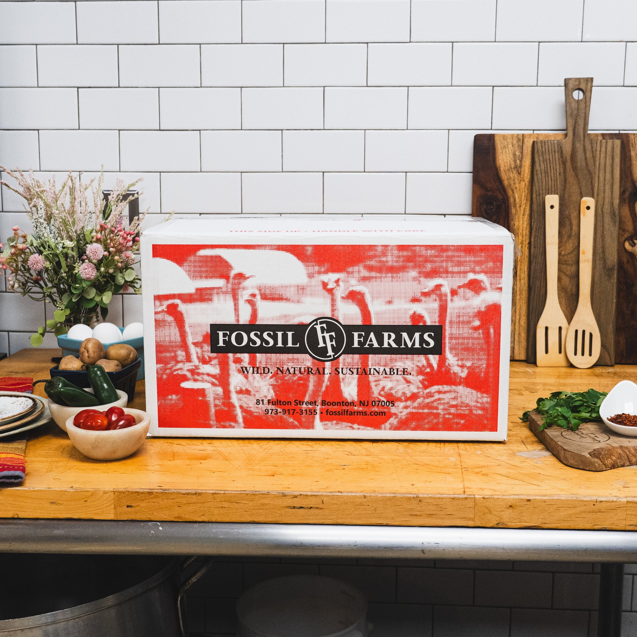 NZ Bone Venison Frenched Rib Rack Fossil Farms