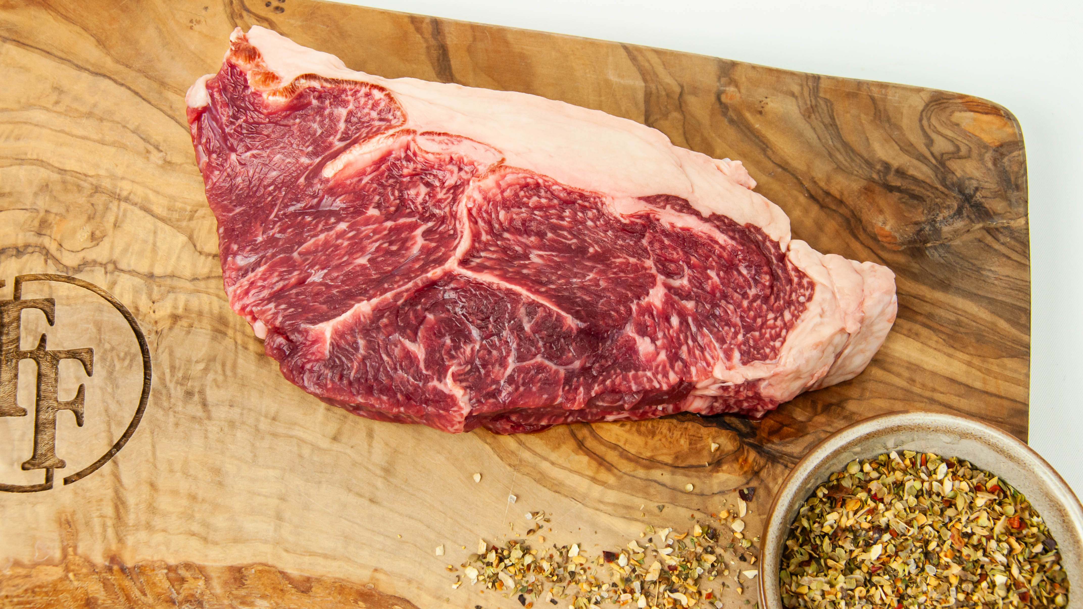 Camel Strip Steak Raw