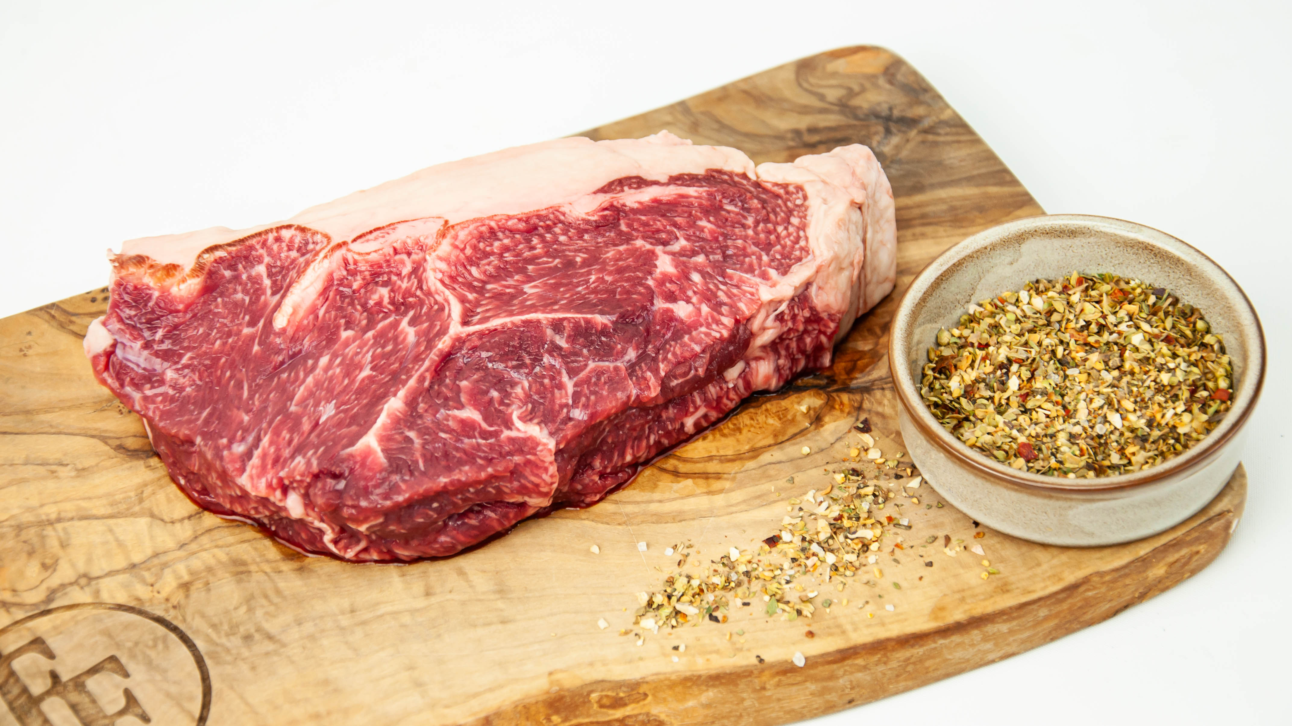 Camel Strip Steak Raw Close Up