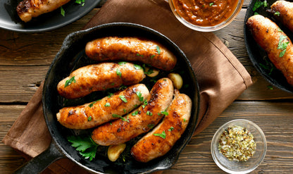 Duck Foie Gras Bratwurst Sausage Cooked