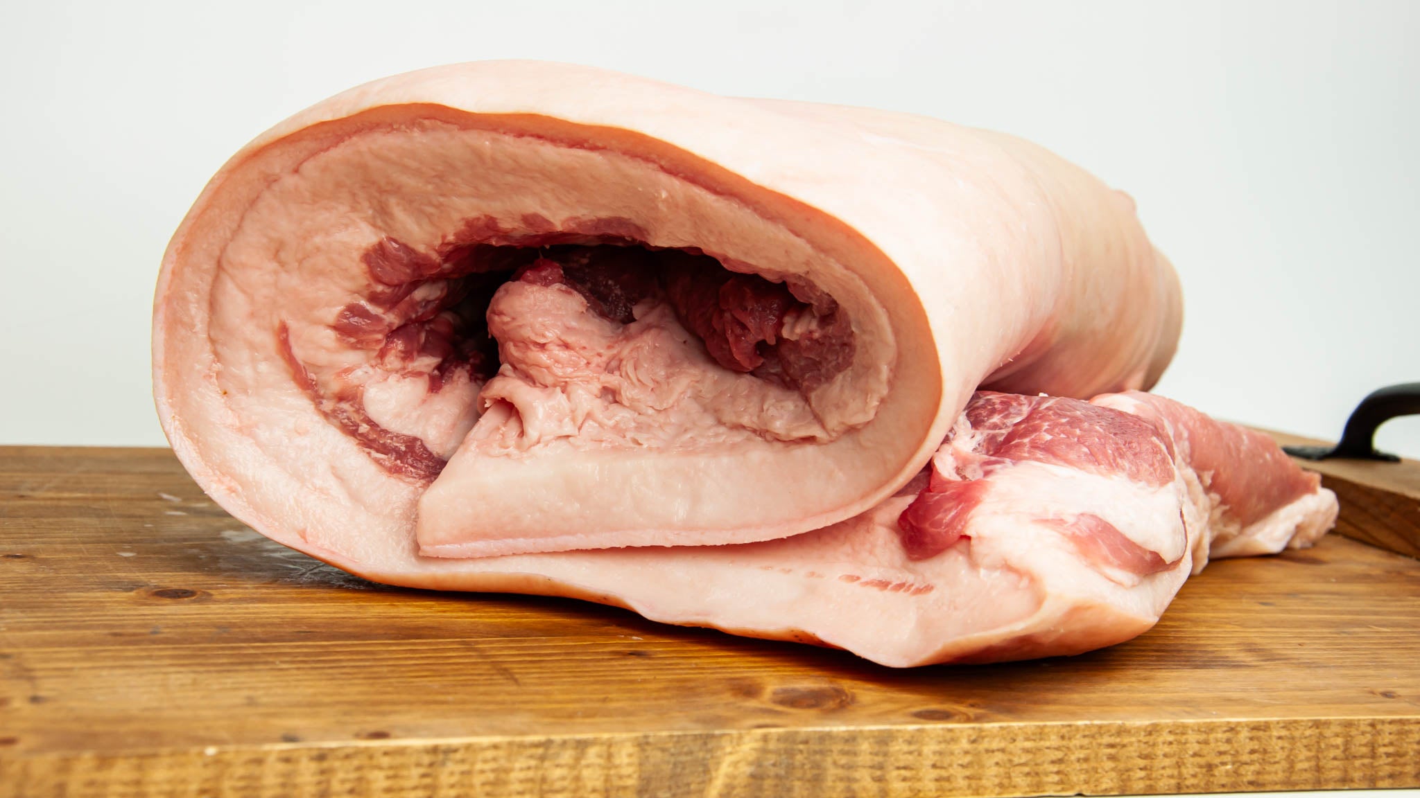 Duroc Pork Belly Large Raw Fossil Farms
