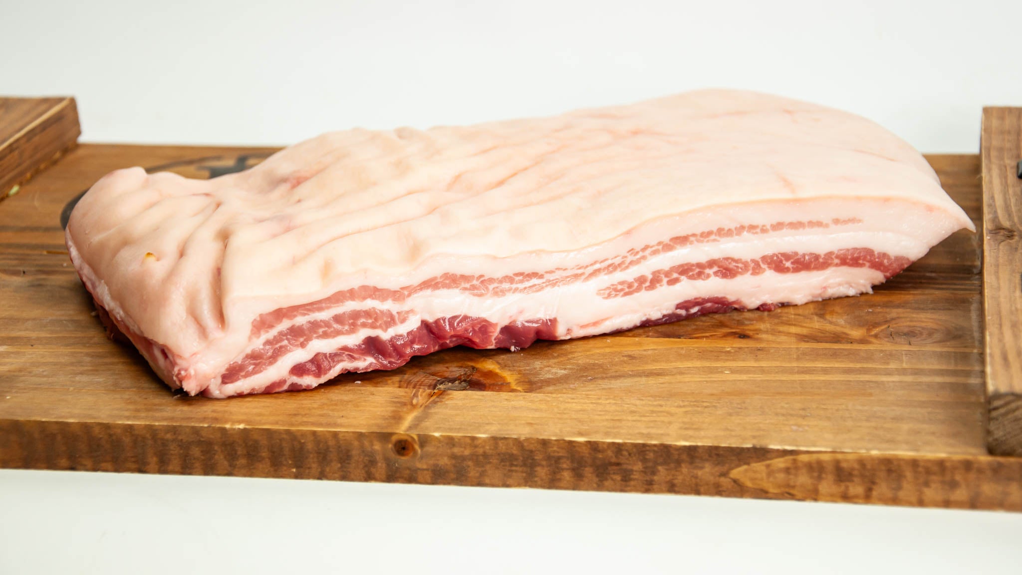 Duroc Pork Belly Skin On Raw