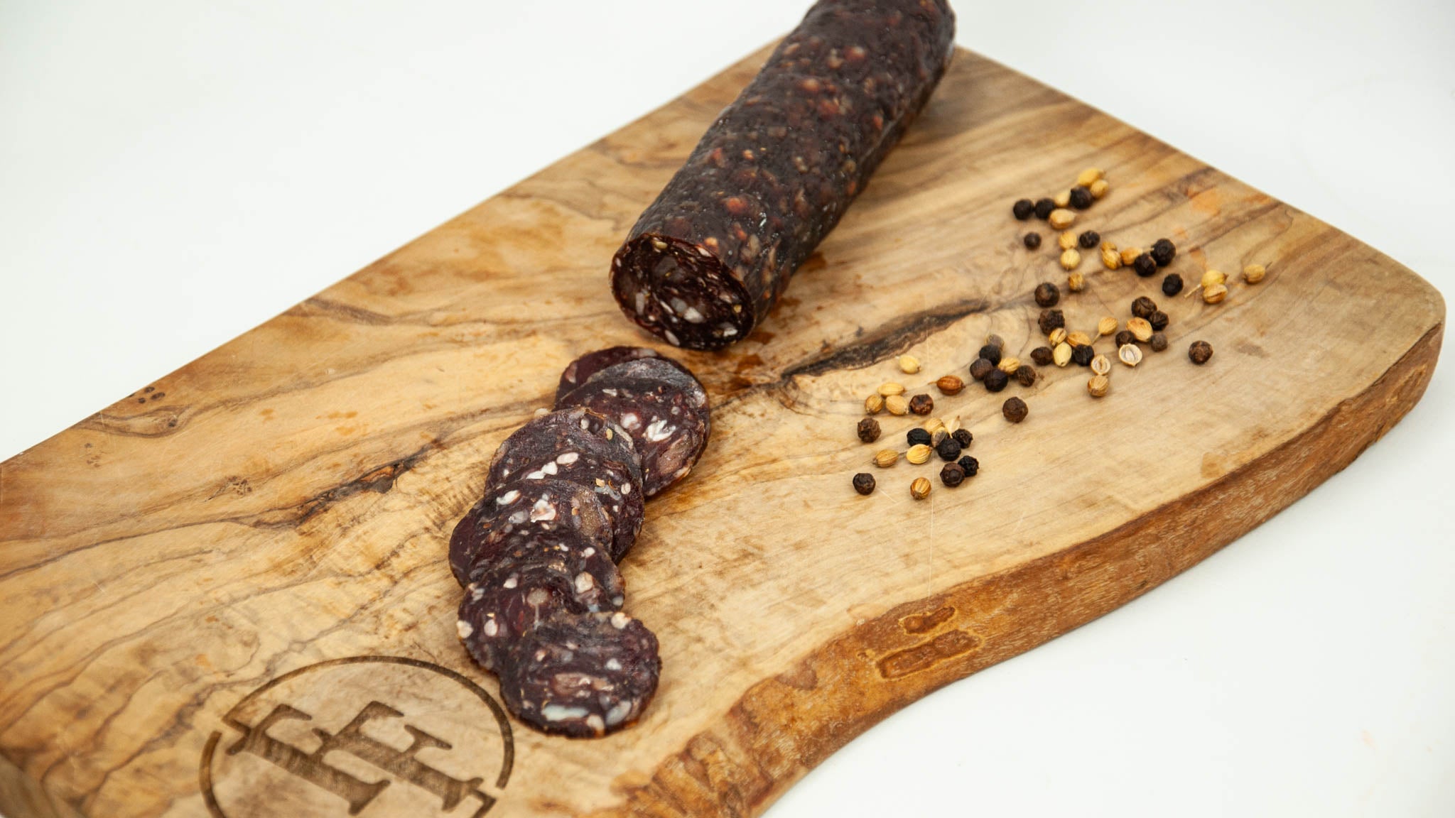 Elk Wagyu Beef Cacciatorini Salami Raw 