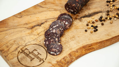Elk Wagyu Beef Cacciatorini Salami Raw 