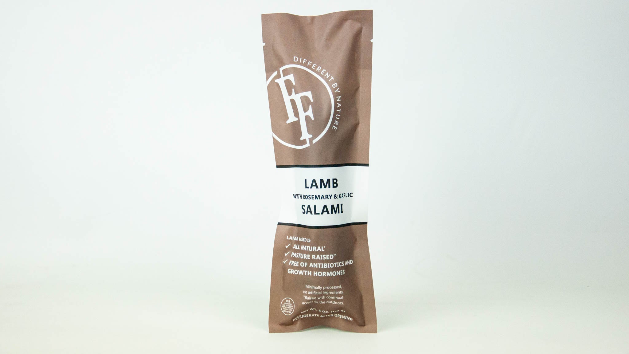 Lamb Rosemary Garlic Salami Packaged