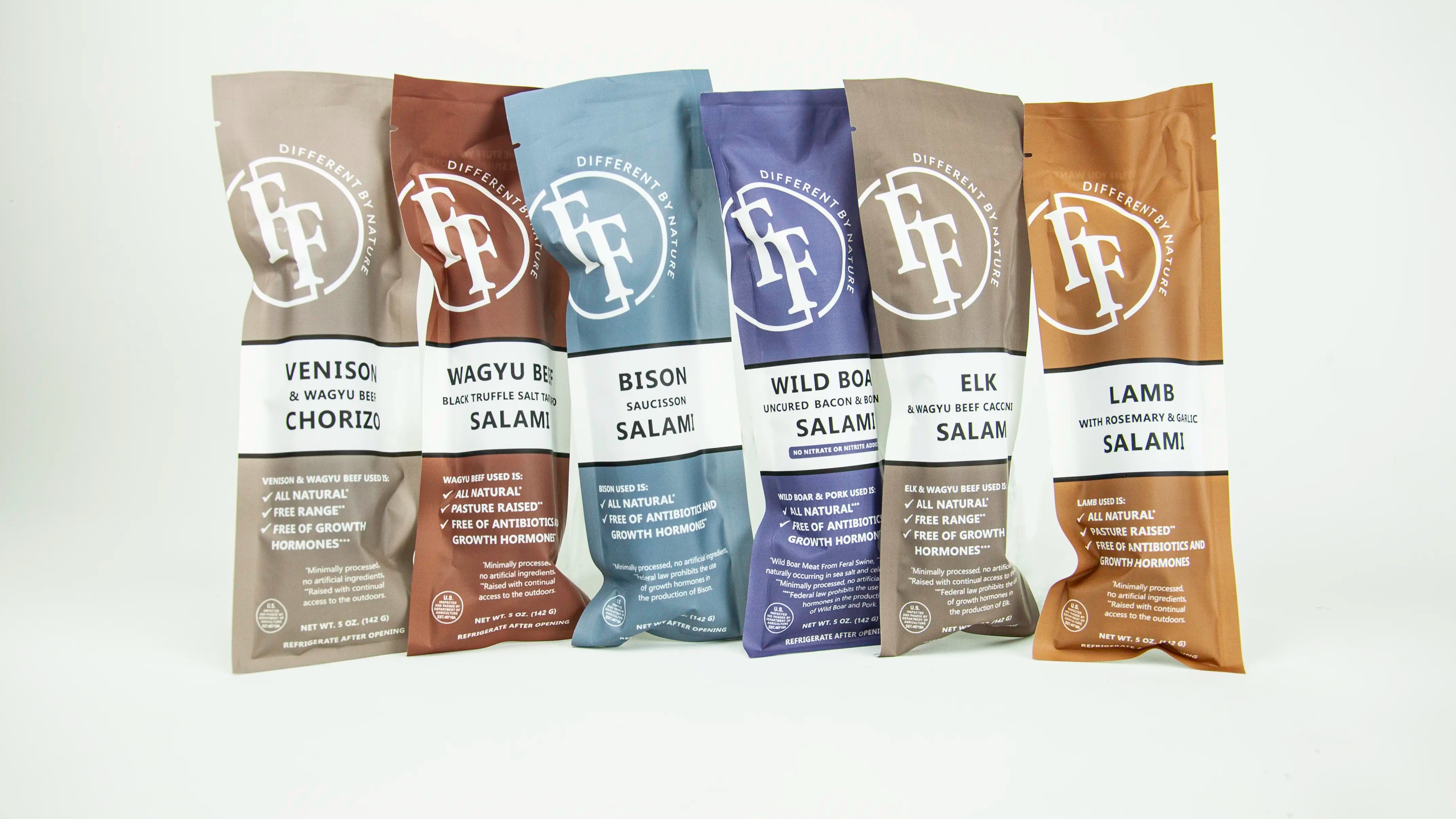 Salami Sampler Packaged Fossil Farms 