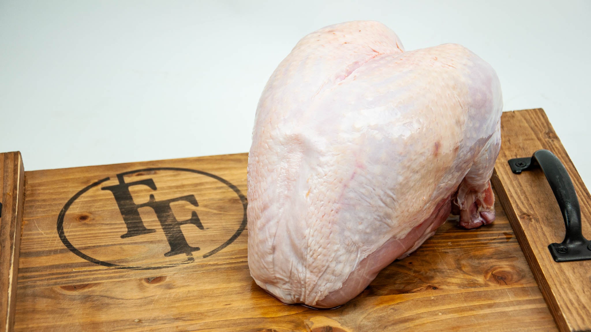 Turkey Breast Bone In Skin On Raw Fossil Farms 