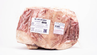 Grass-Fed Lamb Loin Saddle Packaged