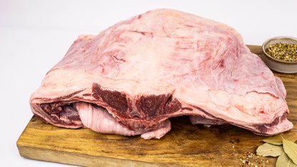 Grass-Fed Lamb Loin Saddle Raw Side View