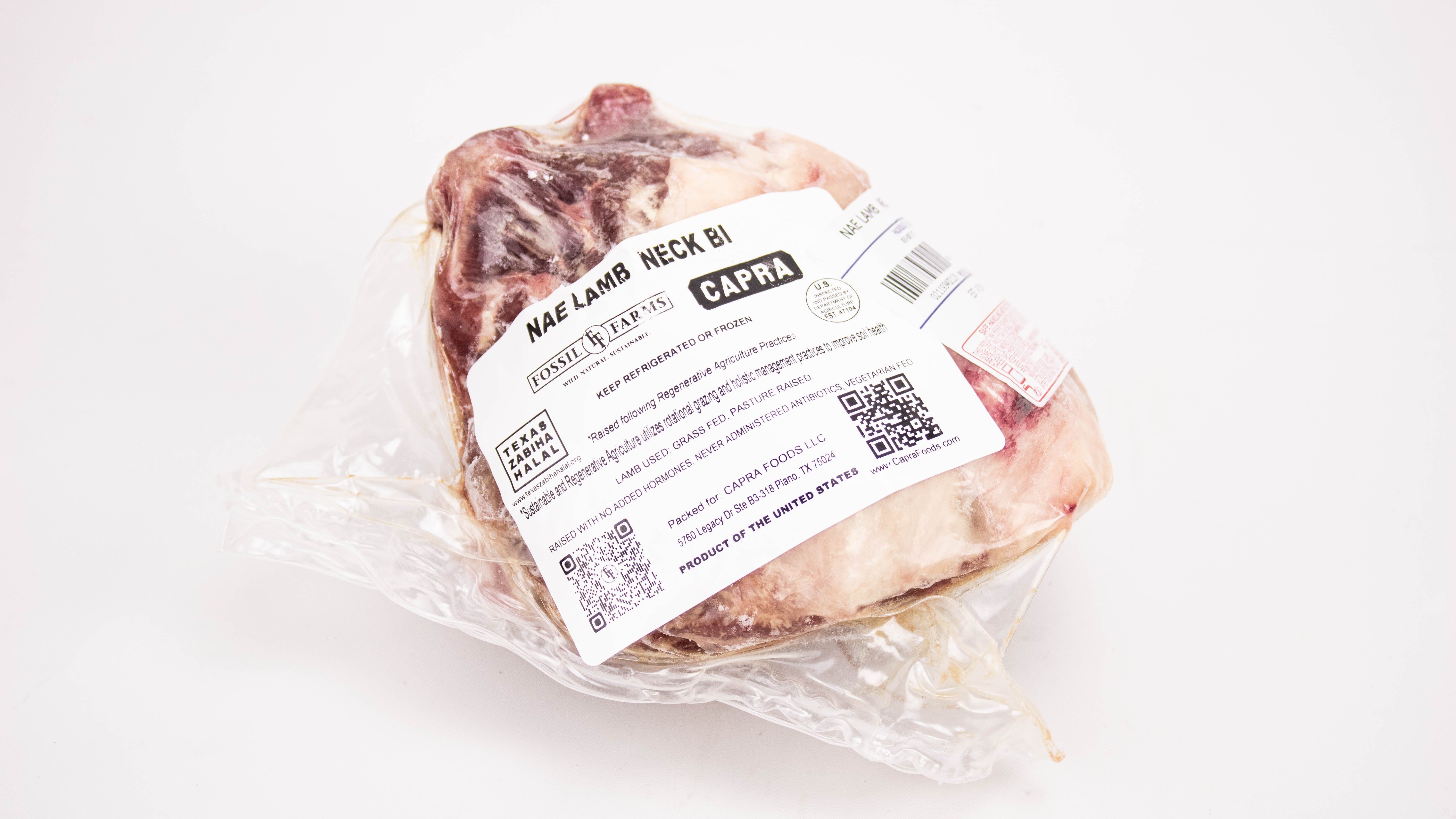 Grass-Fed Lamb Neck