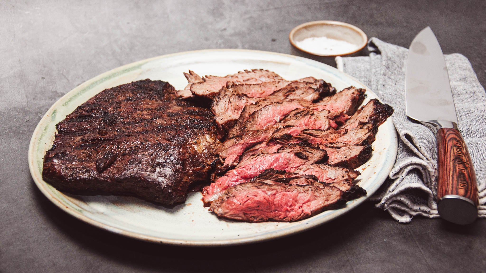 Wagyu Flank Steak Cooked