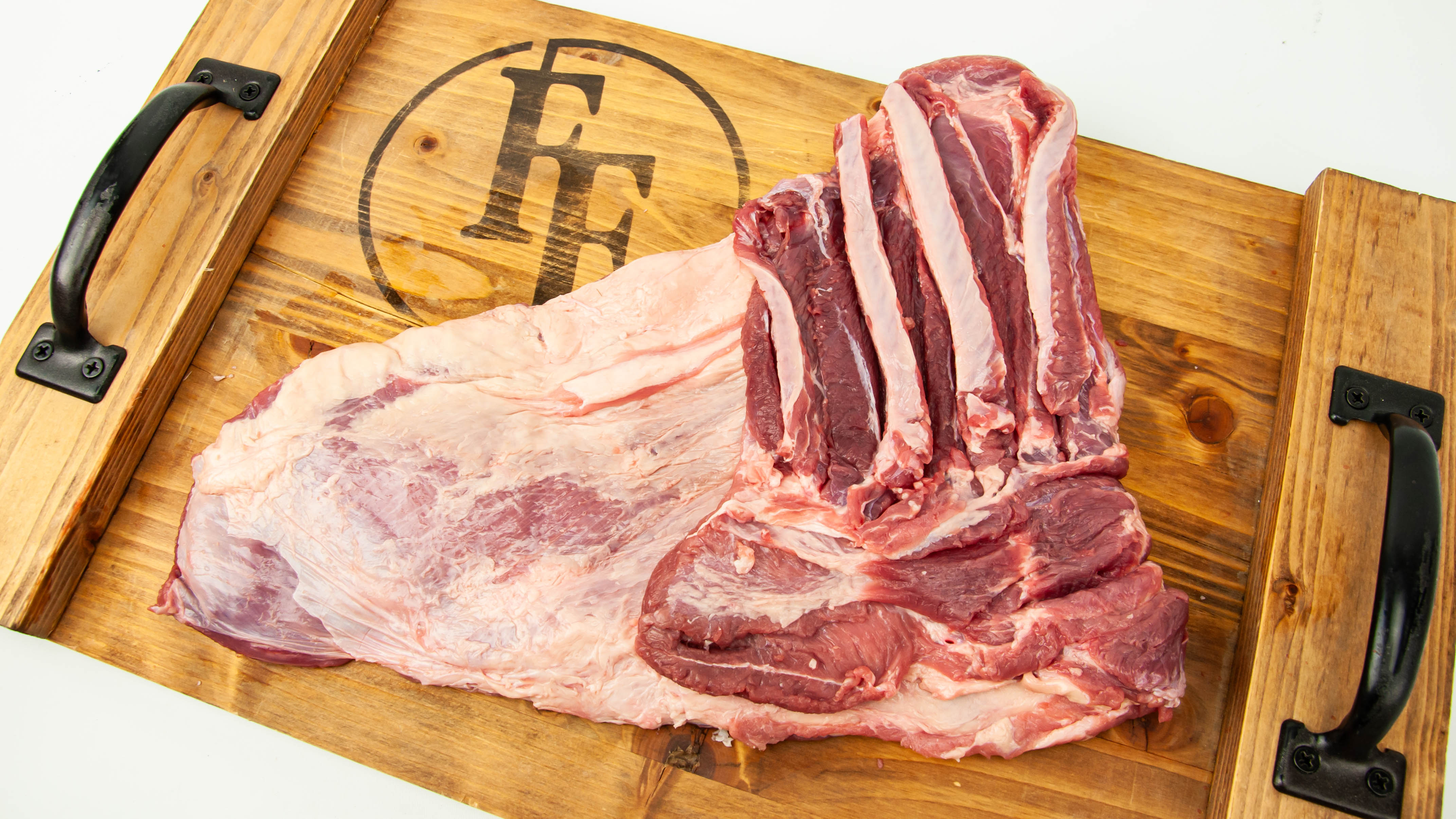 Wild Boar Belly Raw Underside