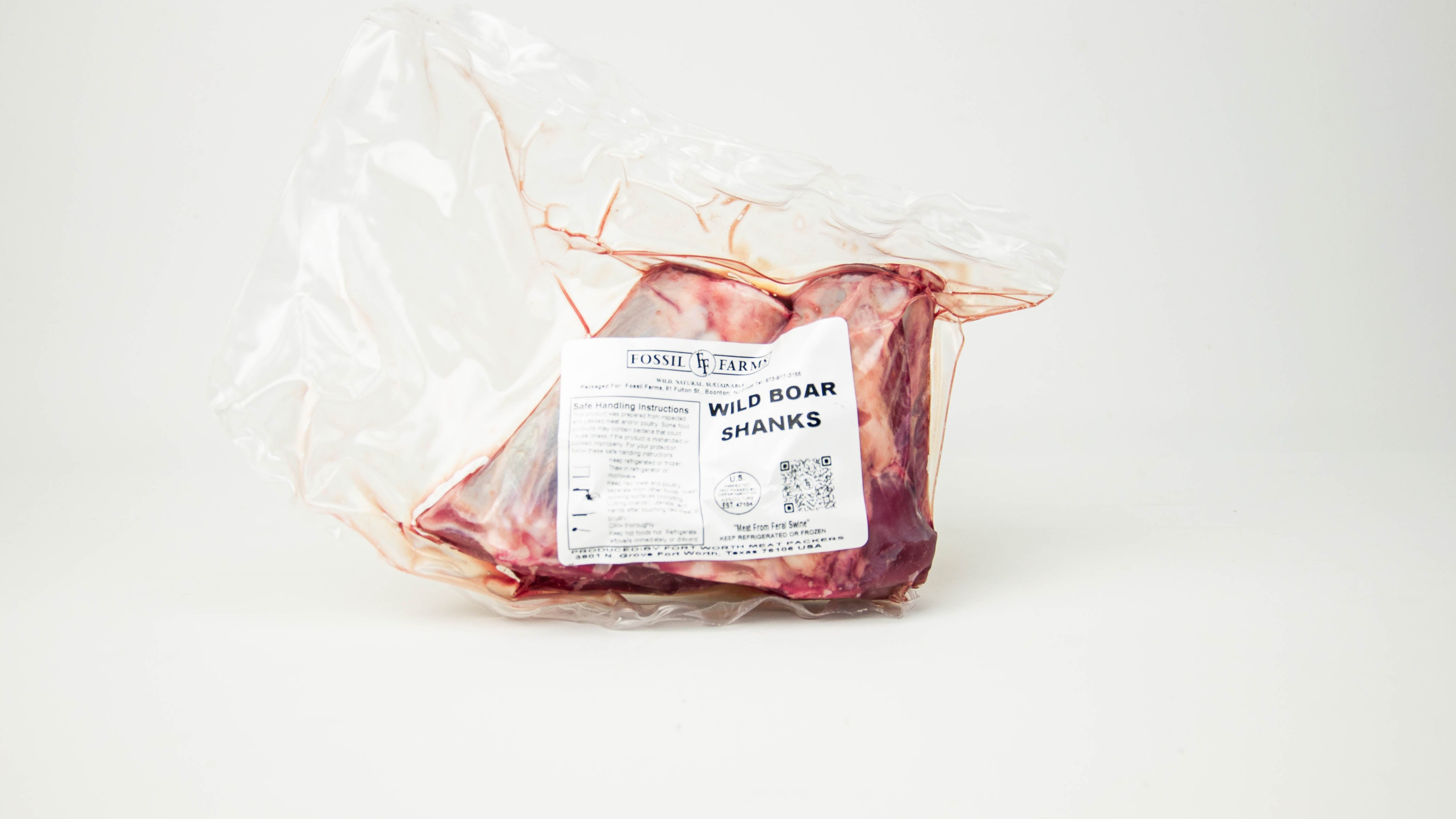 Wild Boar Shank Packaged