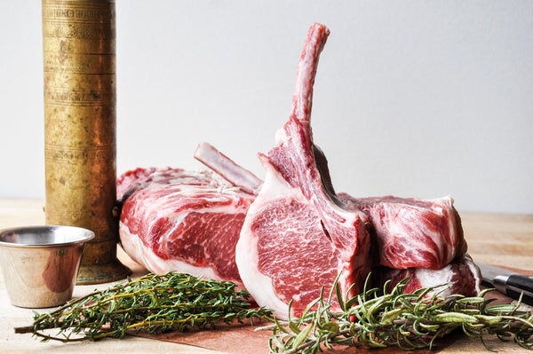 Wild Boar 8 Bone Frenched Rib Rack - Fossil Farms