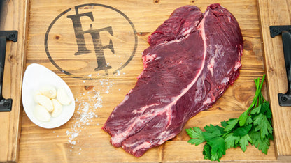 Bison Hanger Steak Raw