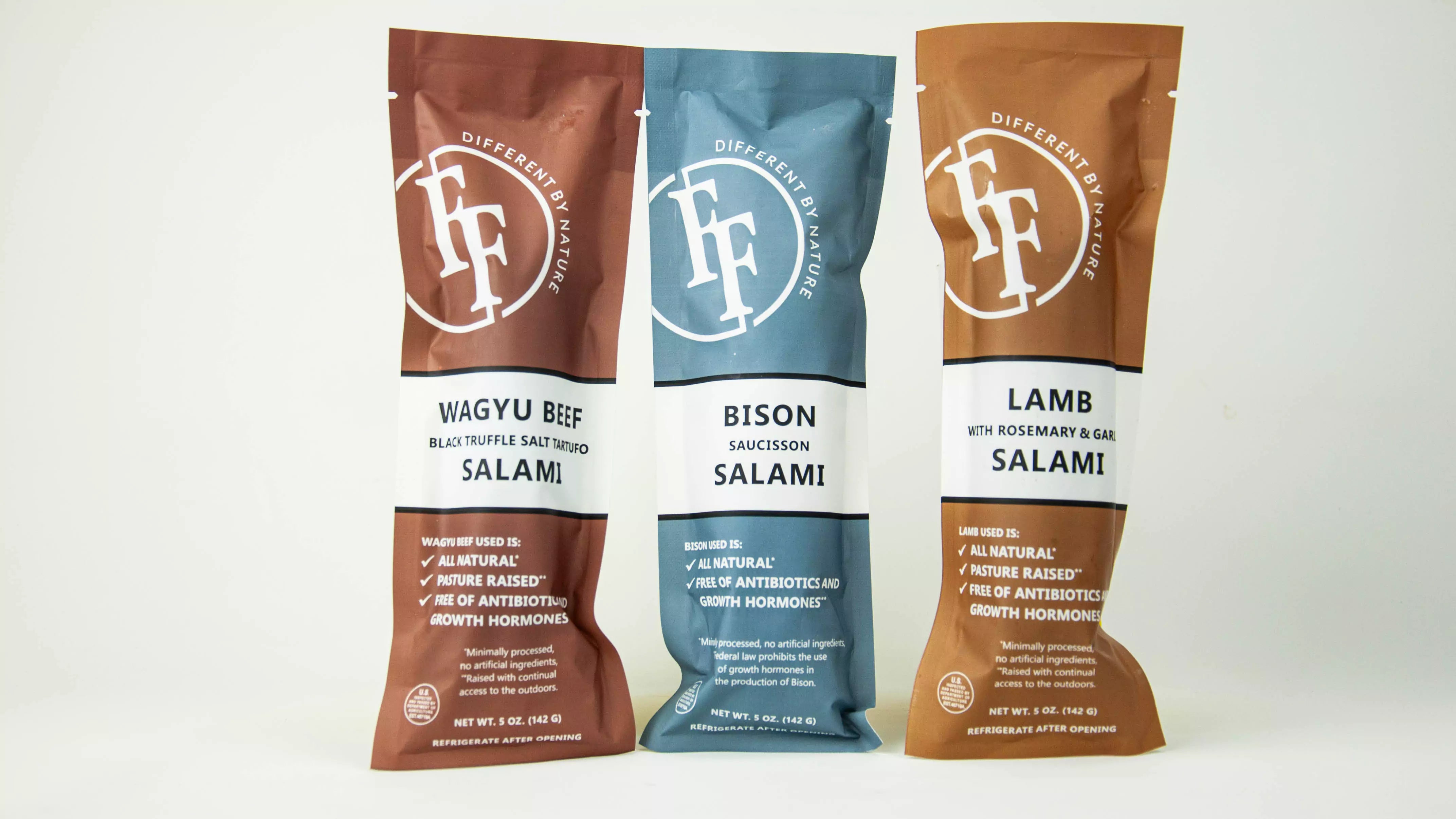 Bison Wagyu Beef Lamb Salami Sampler 