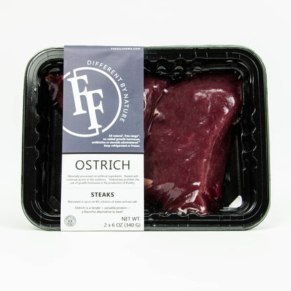 Ostrich Steaks | 2 x 6 oz.