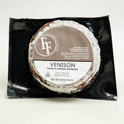 Venison French Onion Burger