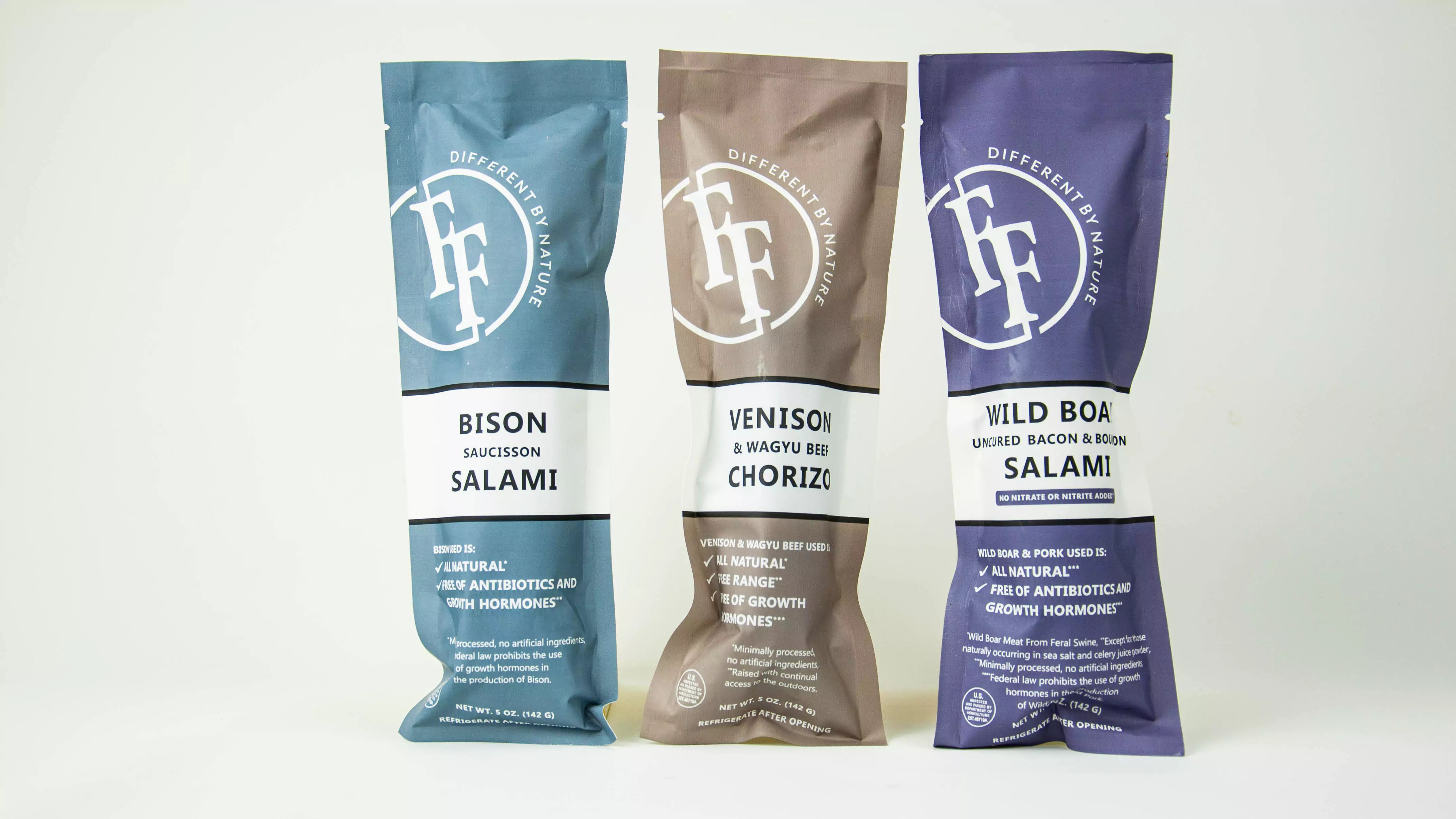Venison Wild Boar Bison Salami Sampler 