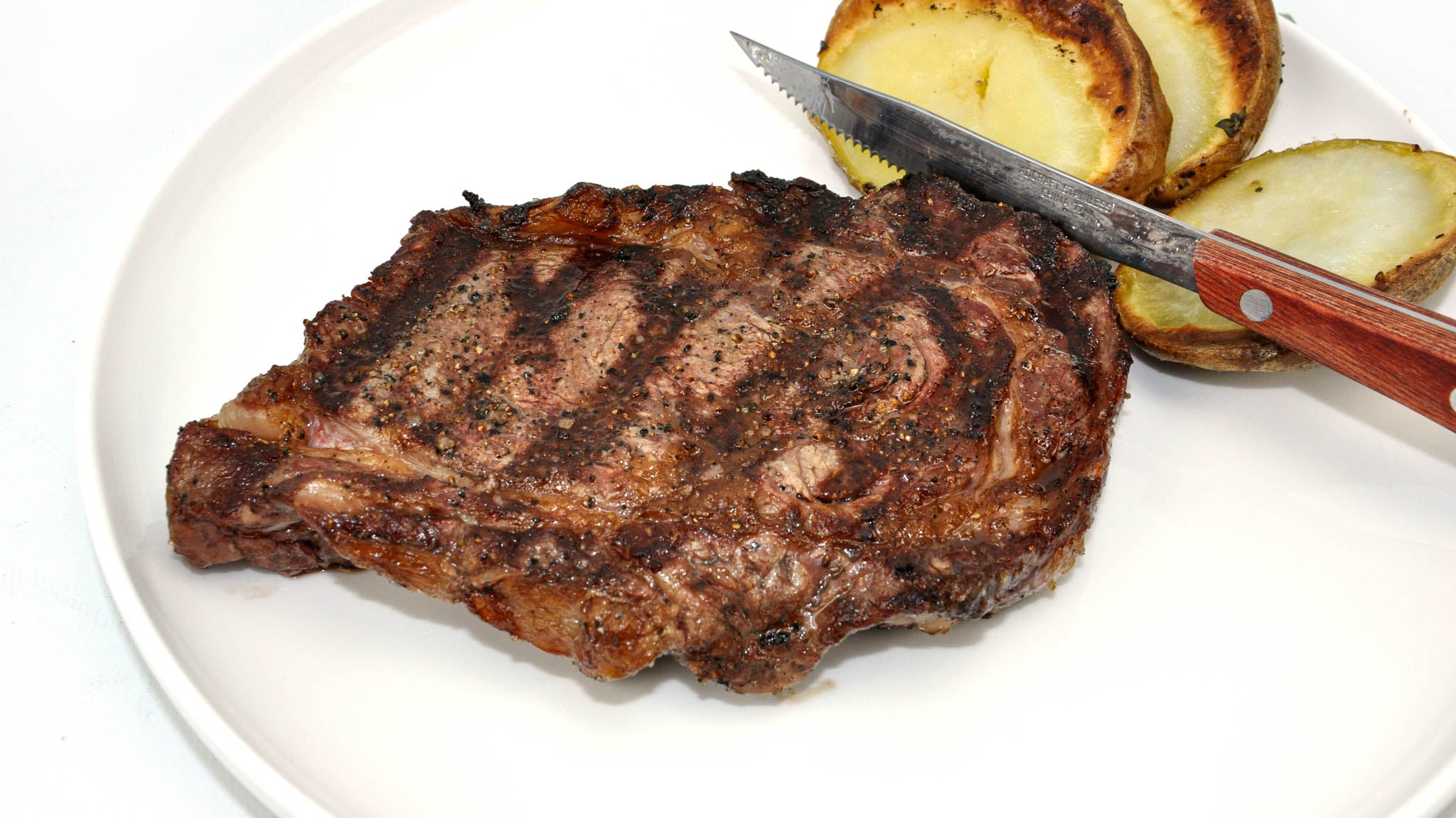 Cooked Angus Beef Ribeye