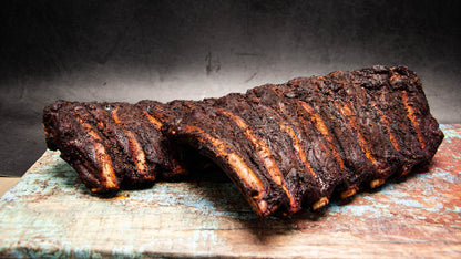 Bison Back Ribs Smoked