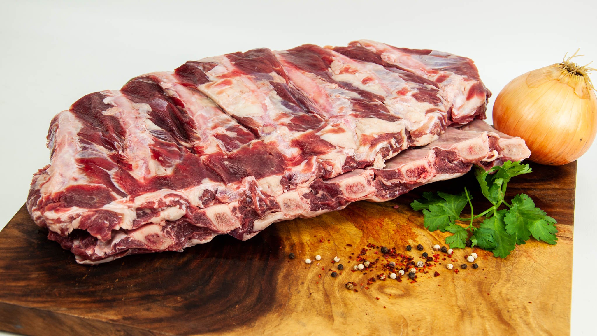 Bison Back Ribs Raw