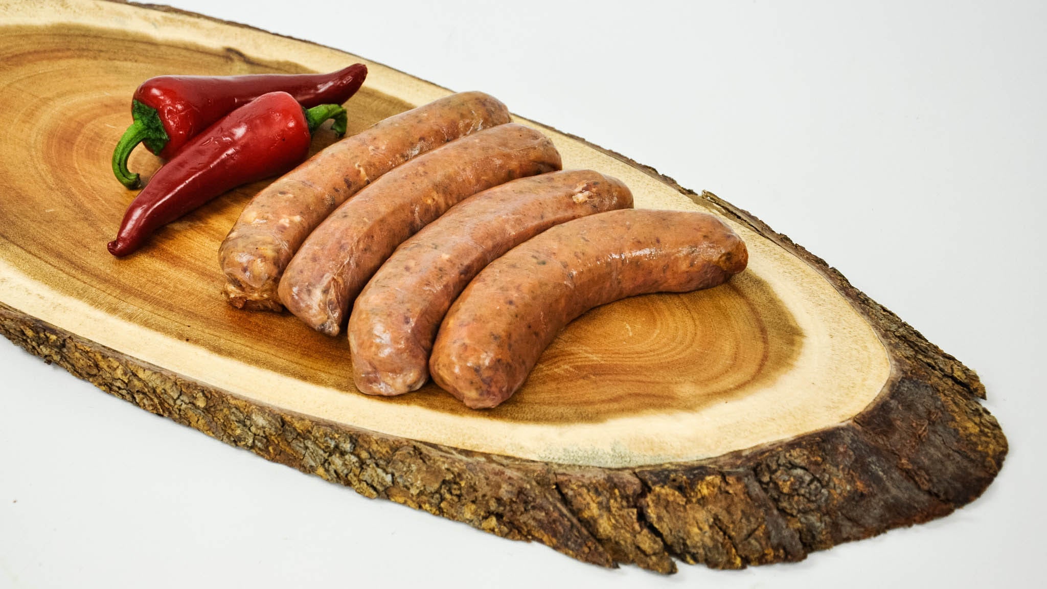 Bison Sausage with Chipotle Chilies Raw