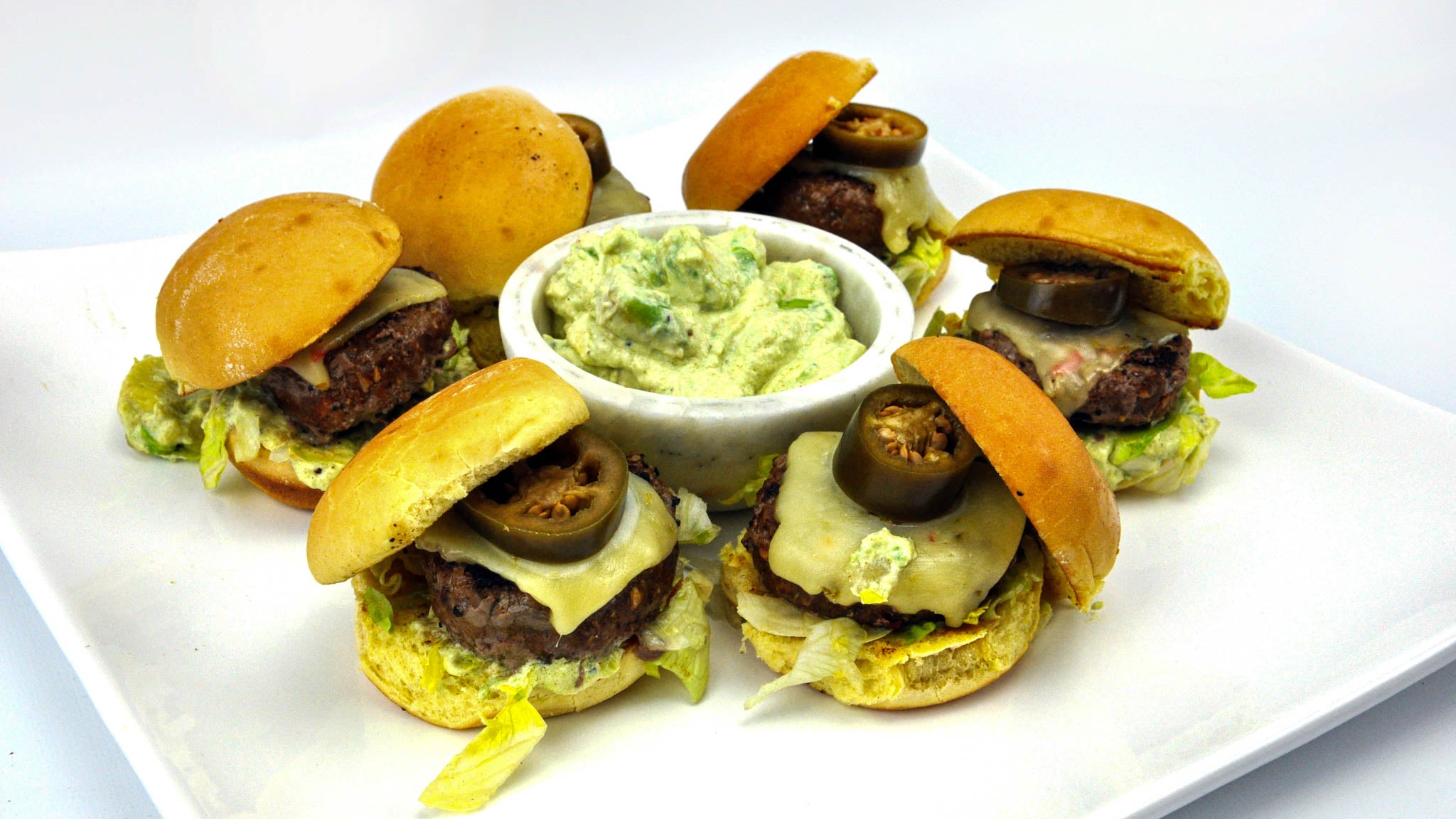 Bison Chipotle Sliders Cooked