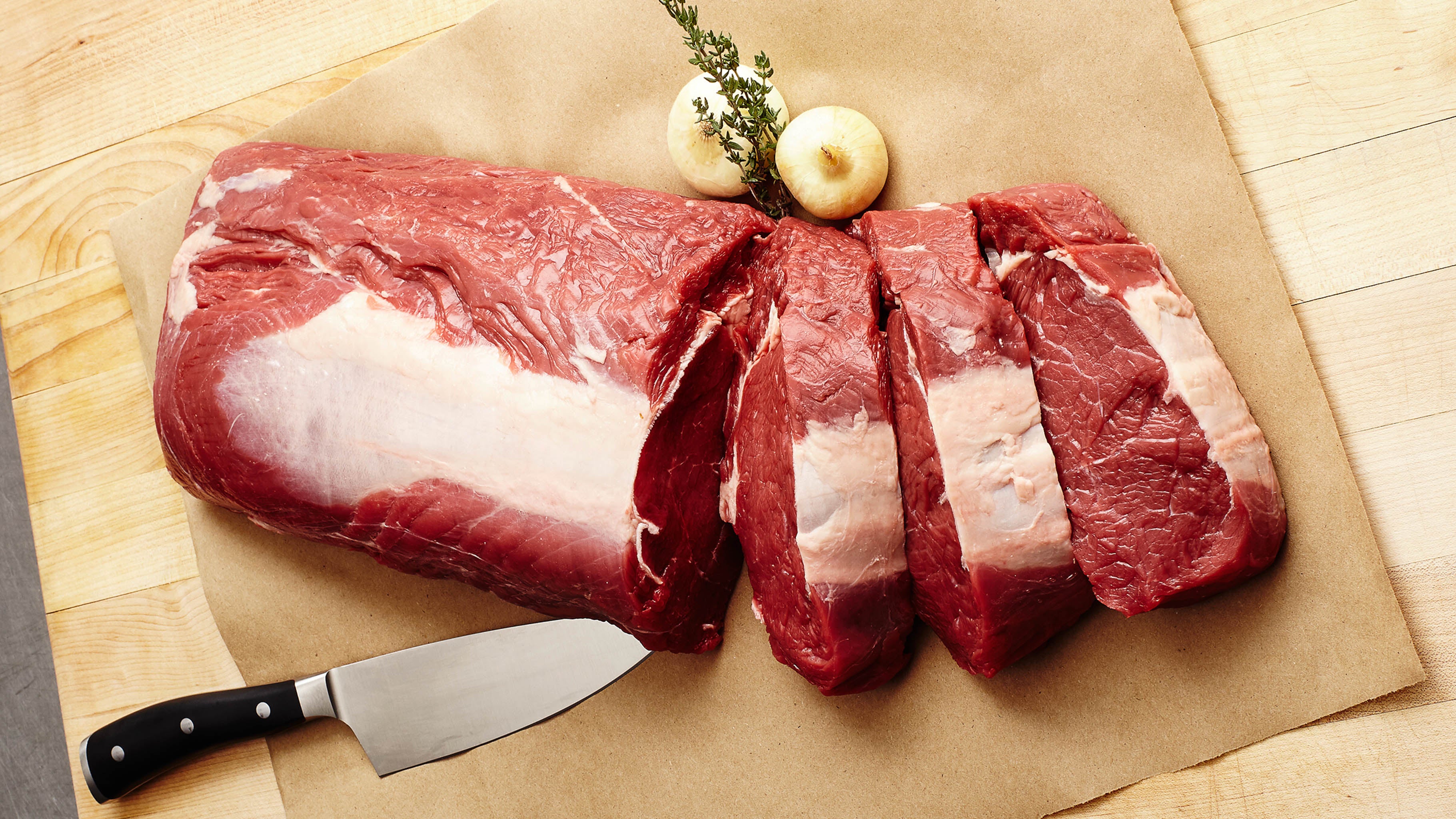Bison Ribeye Loin Raw