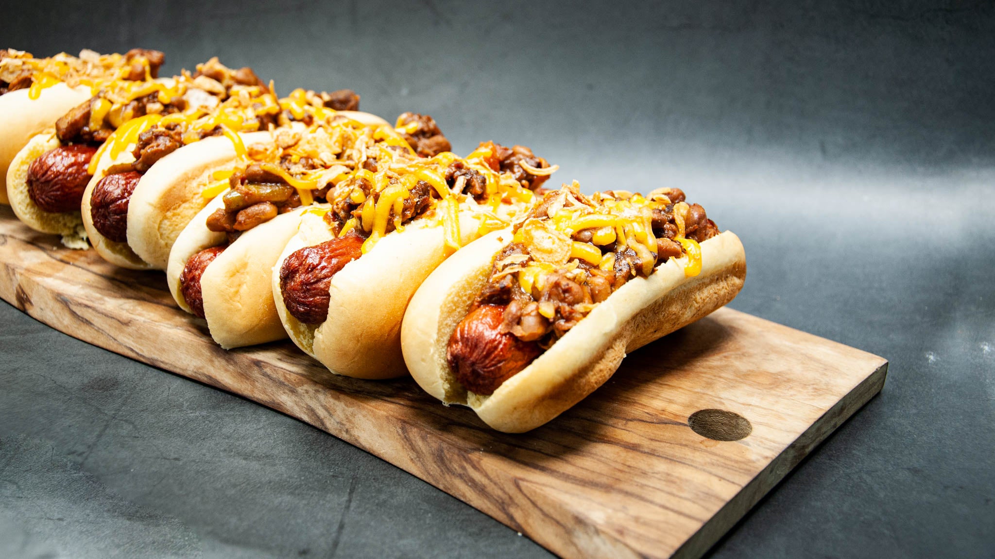 Wagyu Hot Dogs Cooked Fossil Farms