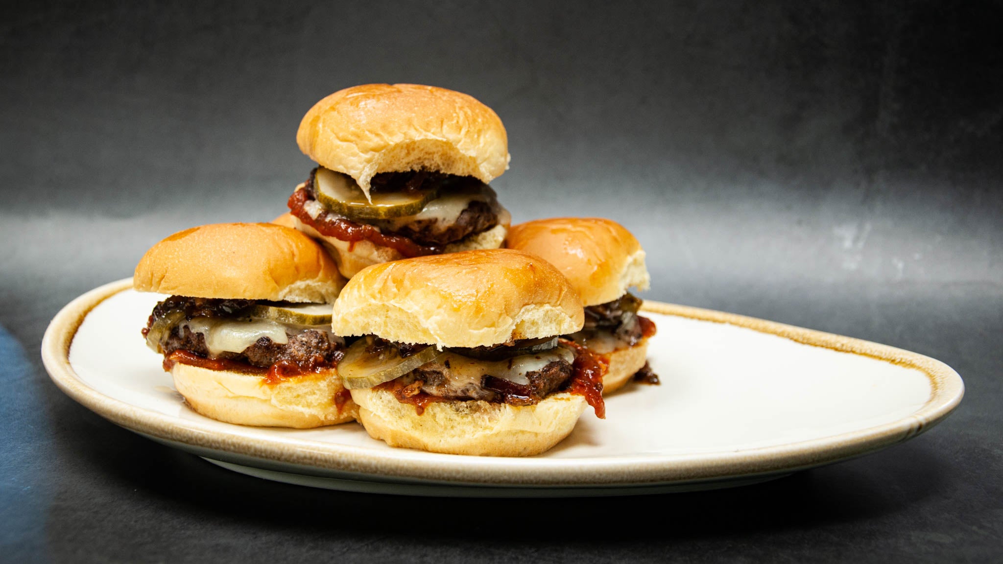 Wagyu Sliders Cooked Fossil Farms