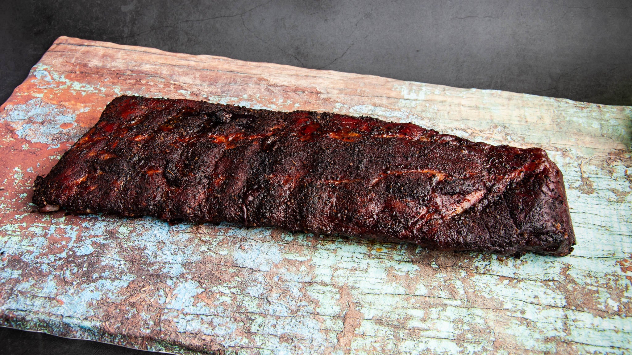 Duroc Pork Baby Back Ribs Cooked 