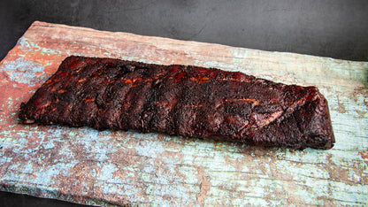 Duroc Pork Baby Back Ribs Cooked 