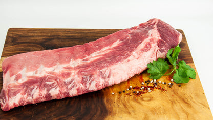 Duroc Pork Baby Back Ribs Raw Fossil Farms